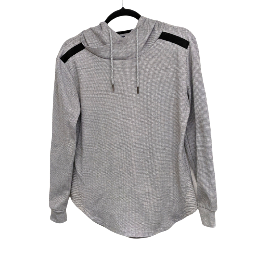 Heather Gray Long sleeve hooded Pullover